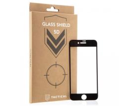 Tactical iPhone 7/8/SE Skärmskydd Heltäckande Härdat Glas Svart