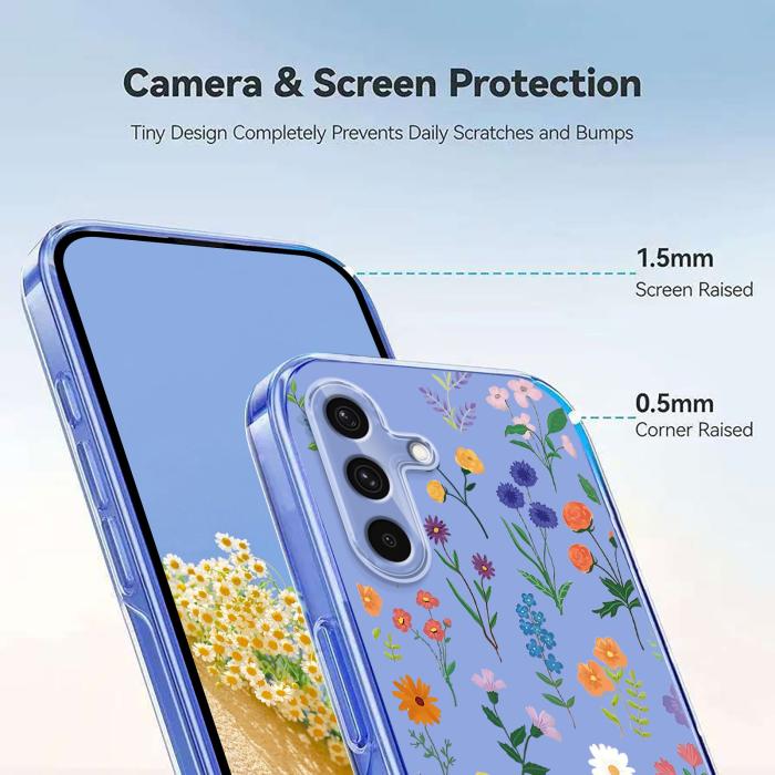 Bild 4, Samsung Galaxy A37 5G Skal Med Tryck Blommor