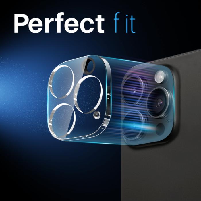 Bild 4, NORTHJO iPhone 15 Pro/15 Pro Max Linsskydd Transparent