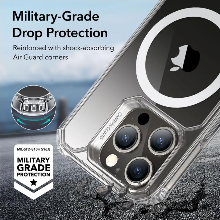 Bild 4, ESR iPhone 15 Pro Skal MagSafe Air Armor Transparent