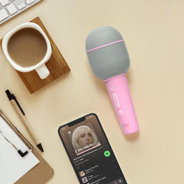 Bild 5, MOB Karaoke Mikrofon Groovy Rosa