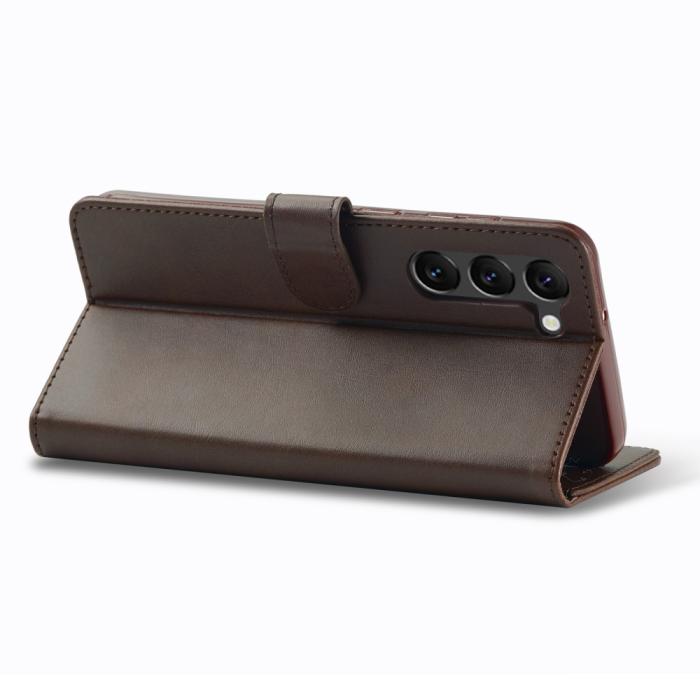 Bild 4, LC.IMEEKE Samsung Galaxy S23 Plus Fodral Läder Brun