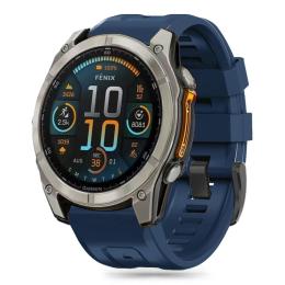 Tech-Protect Garmin Fenix 5/6/6 Pro/7/8/E 47 mm Armband Silicone Navy Blue