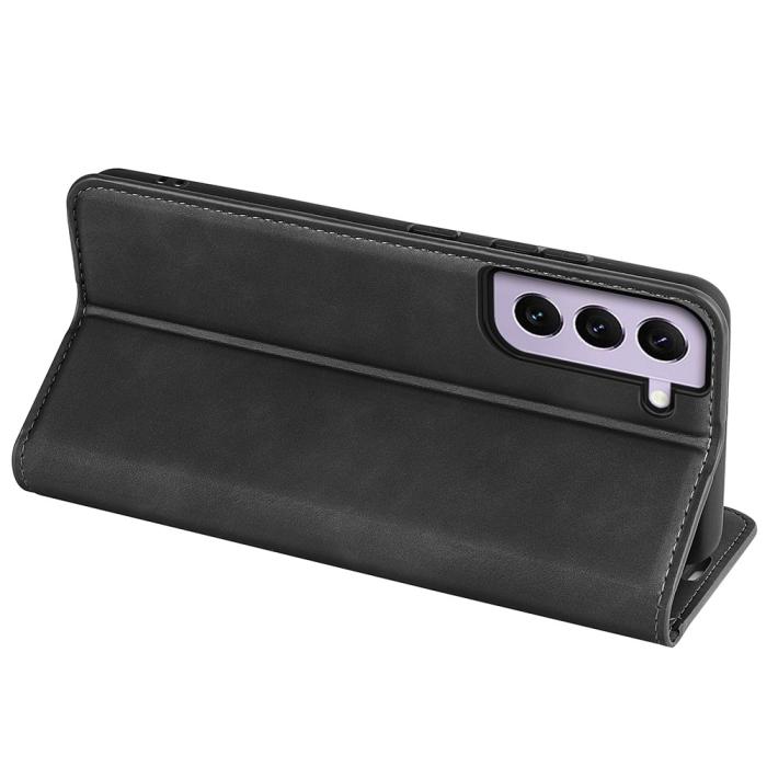 Bild 4, Samsung Galaxy S23 Flip Fodral Skin Touch Svart