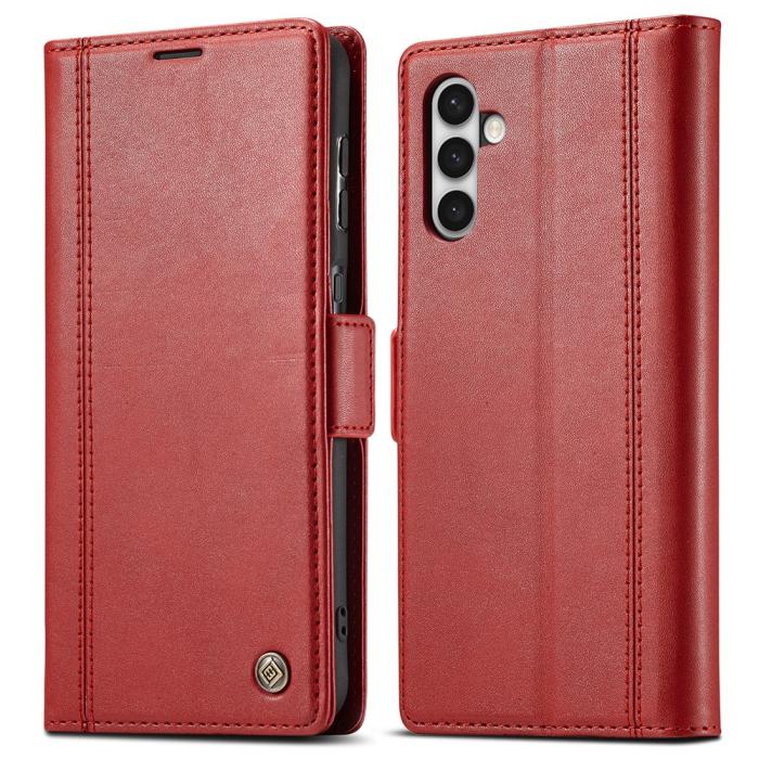 Bild 1, LC.IMEEKE Samsung Galaxy S23 Fodral Läder Röd