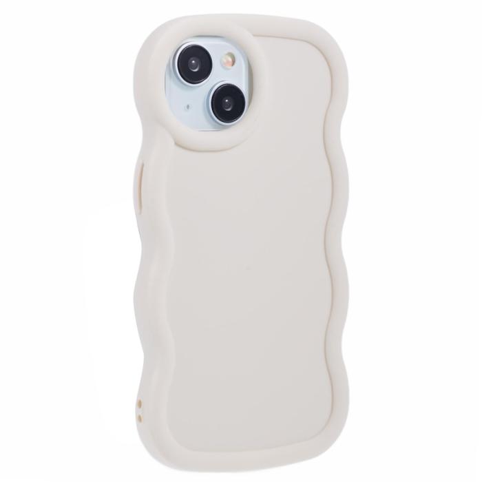Bild 3, iPhone 13 Mobilskal Wavy Off White