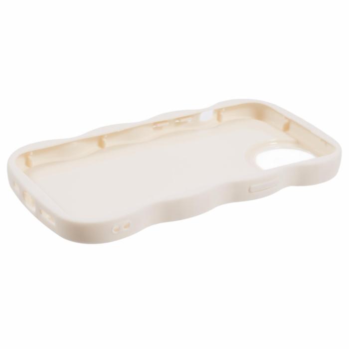 Bild 4, iPhone 13 Mobilskal Wavy Off White