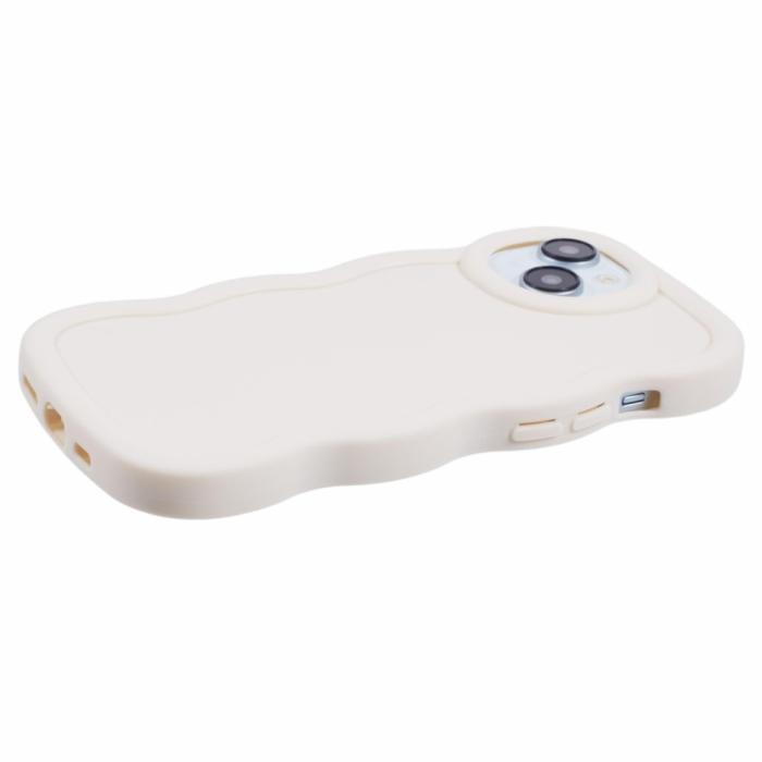 Bild 5, iPhone 13 Mobilskal Wavy Off White