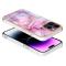 iPhone 16 Pro Max Skal TPU Marmor Rosa