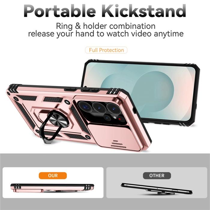 Bild 4, Samsung Galaxy S26 Ultra Skal CamShield Ring Hybrid Roséguld