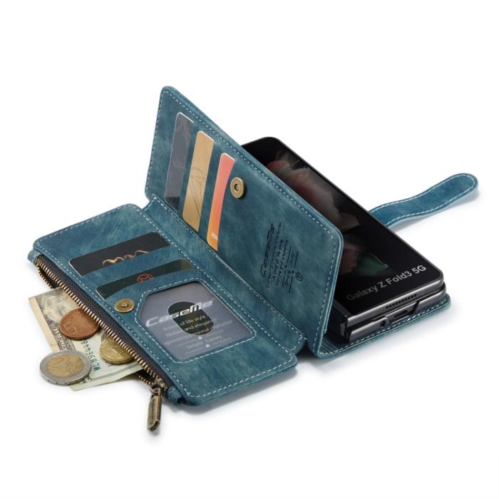 Bild 6, CASEME Galaxy Z Fold 3 Fodral Multifunktionell Blå