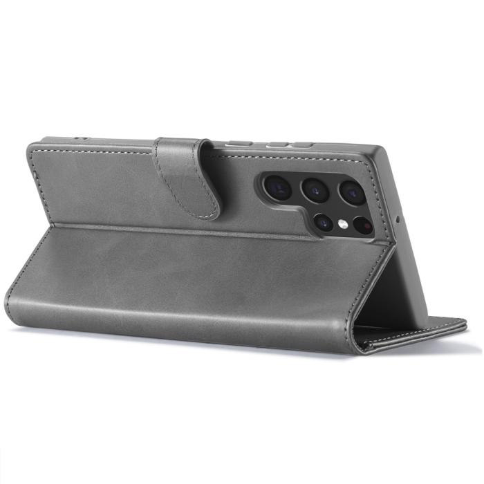 Bild 4, LC.IMEEKE Samsung Galaxy S26 Ultra Fodral Läder Grå