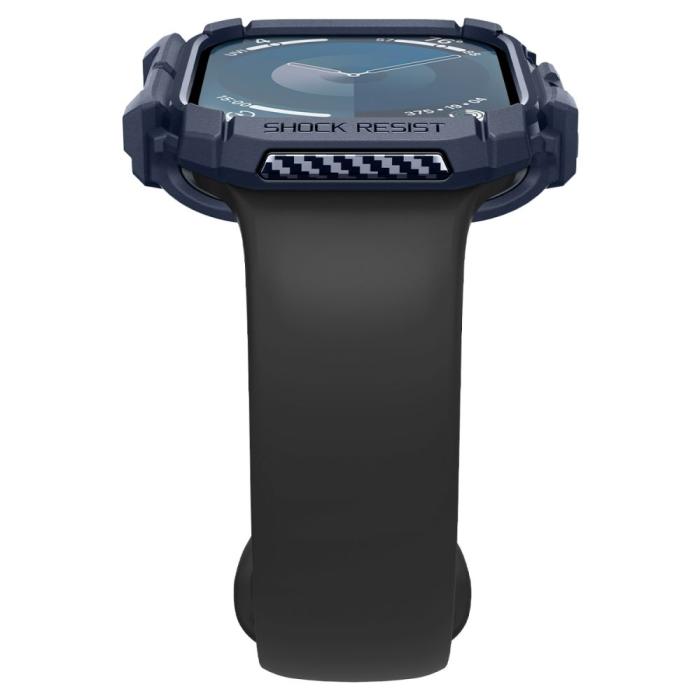 Bild 6, Spigen Apple Watch 11/10 46 mm Skal Rugged Armor Navy Blue