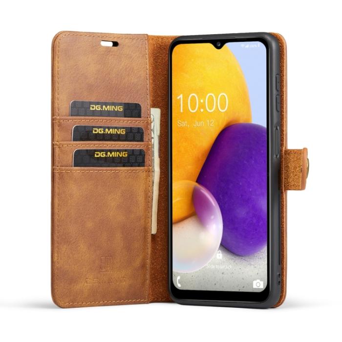 Bild 4, DG.MING Samsung Galaxy A13 4G 2in1 Magnet Fodral / Skal Brun