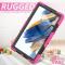 Galaxy Tab A8 10.5 Skal Shockproof Hybrid Kickstand Strap