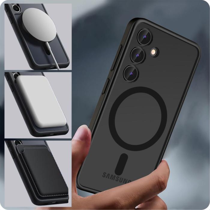 Bild 2, Tech-Protect Galaxy S24 Plus Skal MagSafe Magmat Matt Svart