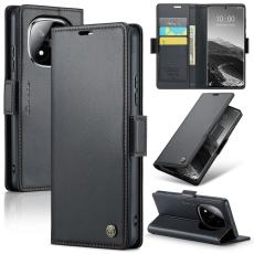CASEME Redmi Note 14 Pro/Pro Plus 5G Fodral RFID L&auml;der Svart