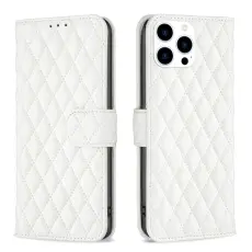 iPhone 15 Pro Fodral Diamond L&auml;der Vit