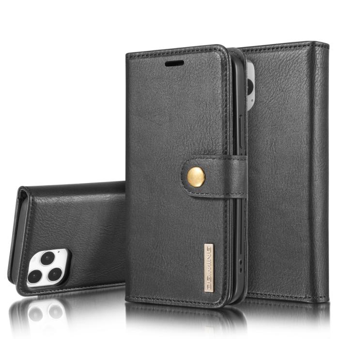 Bild 1, iPhone 12 / 12 Pro - DG.MING Fodral/Magnet Skal - Svart