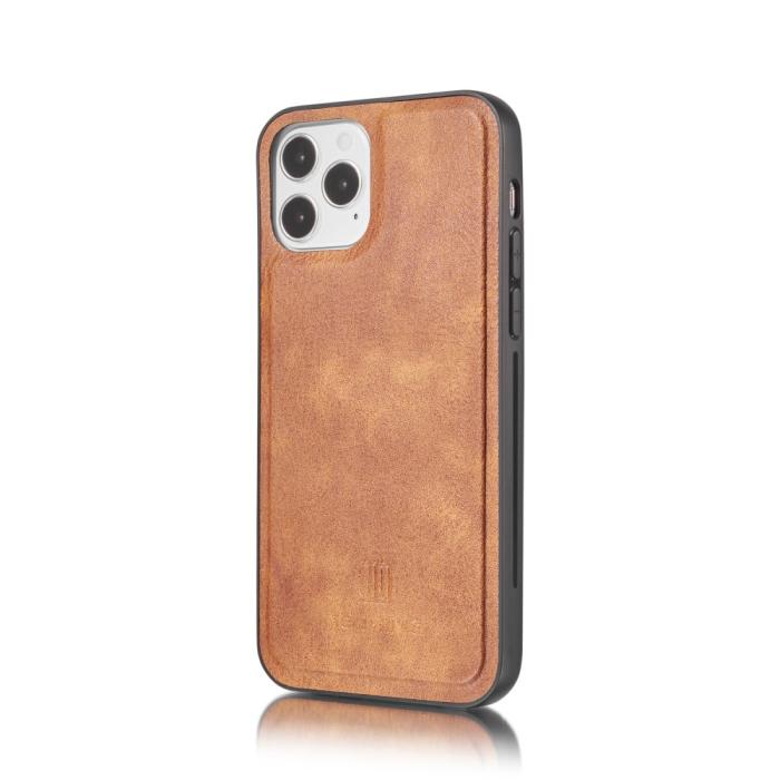 Bild 5, iPhone 12 / 12 Pro - DG.MING Fodral/Magnet Skal - Brun