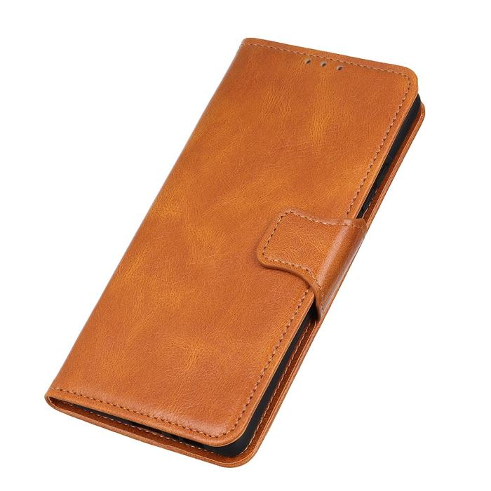 Bild 5, Xiaomi Mi 11 - Crazy Horse Plånboksfodral - Brun