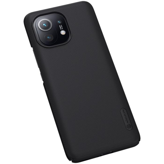 Bild 5, Xiaomi Mi 11 - NILLKIN Frosted Shield Matt Skal - Svart