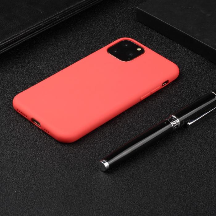 Bild 4, iPhone 11 - Mjukt TPU Skal - Röd