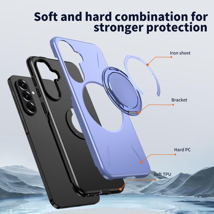 Bild 5, Samsung Galaxy A27 5G Skal Magsafe Kickstand Lila