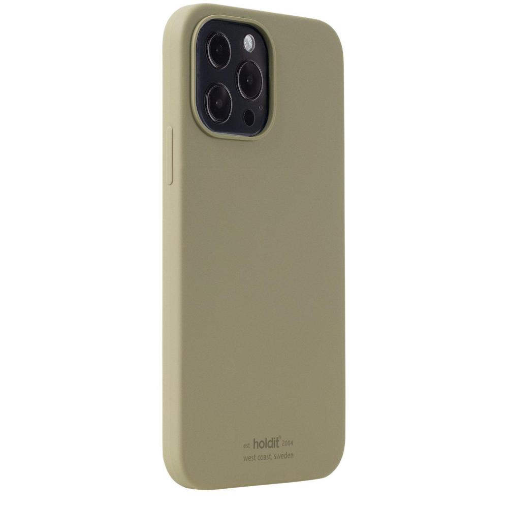 holdit iPhone 13 Pro Max Mobilskal Silikon Khaki Green