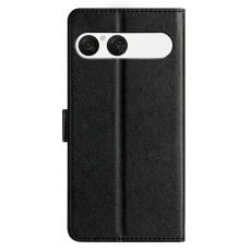 Sony Xperia 10 VII Fodral L&auml;der Svart