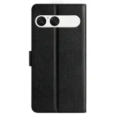 Sony Xperia 10 VII Fodral L&auml;der Svart