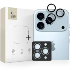 TP iPhone 17 Pro/Max/16 Pro/Max/15 Pro/Max/14 Pro/Max Linsskydd CamRing Fit+