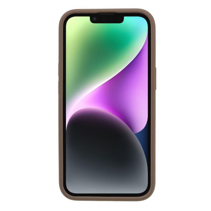 Bild 2, iPhone 15 Skal Liquid Silikon Khaki