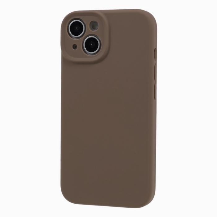Bild 3, iPhone 15 Skal Liquid Silikon Khaki
