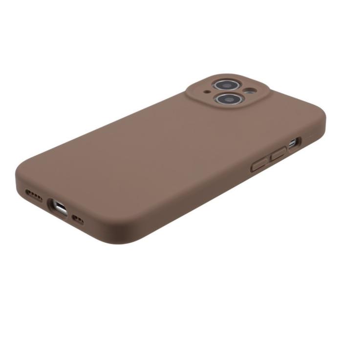 Bild 4, iPhone 15 Skal Liquid Silikon Khaki