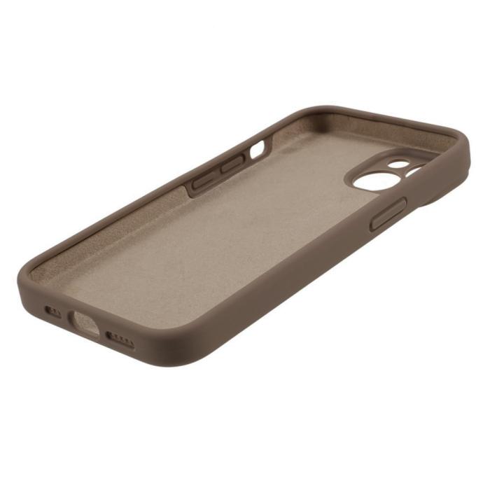 Bild 6, iPhone 15 Skal Liquid Silikon Khaki