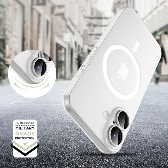 Bild 5, Tech-Protect iPhone 16 Skal MagSafe MagSlim Matt Vit
