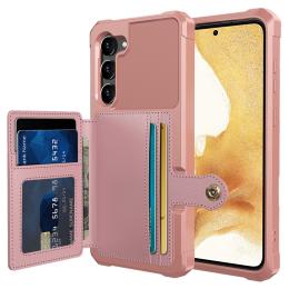 Samsung Galaxy S23 Plus Skal Med Plånbok Roséguld