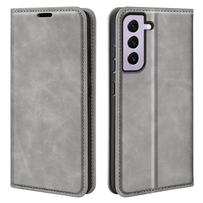 Bild 1, Samsung Galaxy S23 Flip Fodral Skin Touch Grå
