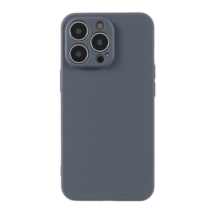 Bild 2, iPhone 13 Pro Max Skal Matt TPU Grå