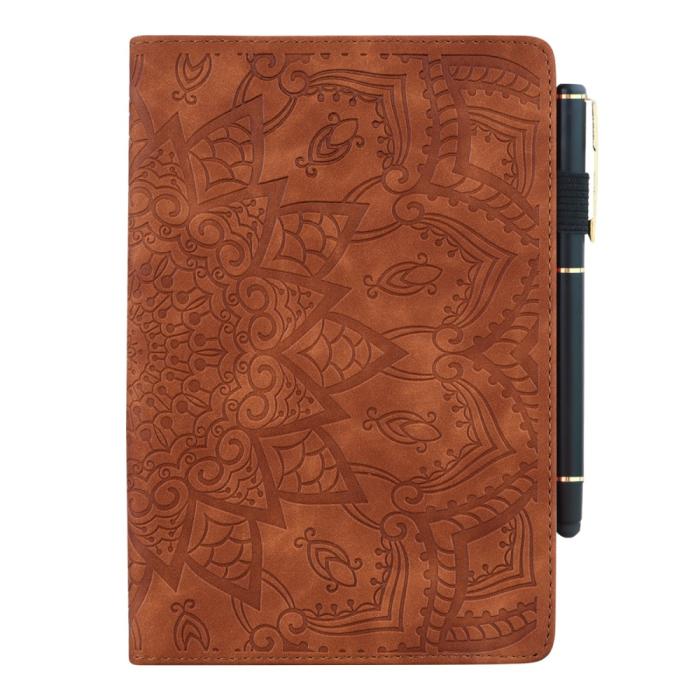 Bild 5, Samsung Galaxy Tab A8 10.5 (2021) Fodral Tryckt Flower Brun