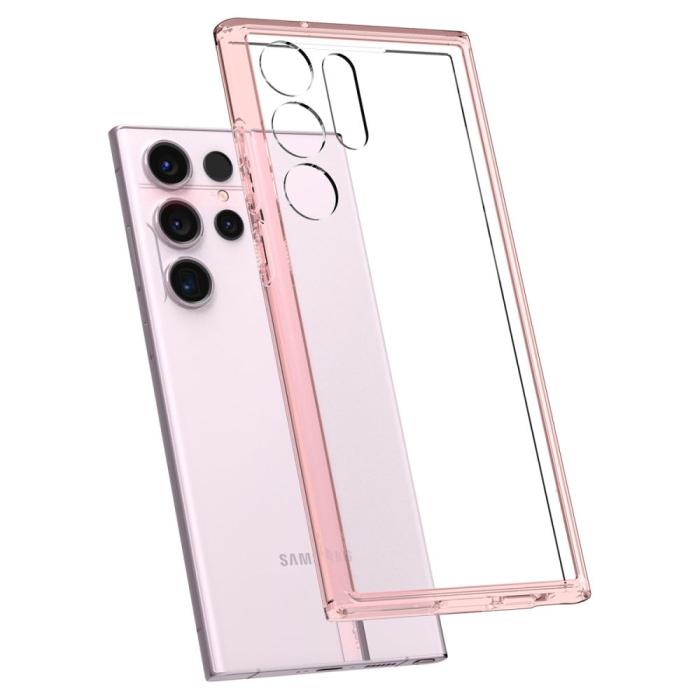 Bild 6, Spigen Galaxy S23 Ultra Skal Ultra Hybrid Crystal Rosé