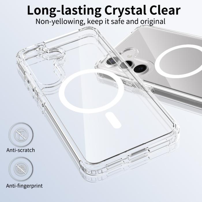Bild 2, Samsung Galaxy S26 Skal MagSafe Hybrid Transparent