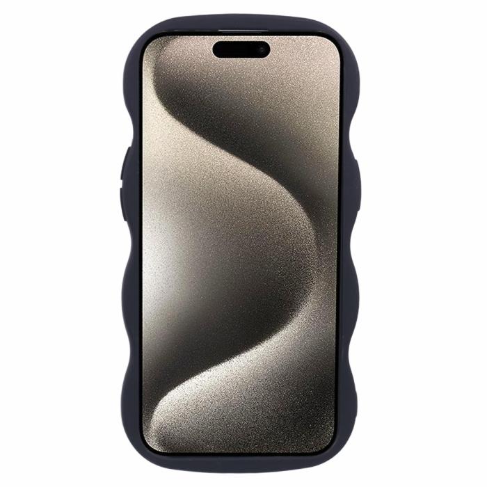 Bild 2, iPhone 13 Mobilskal Wavy Svart