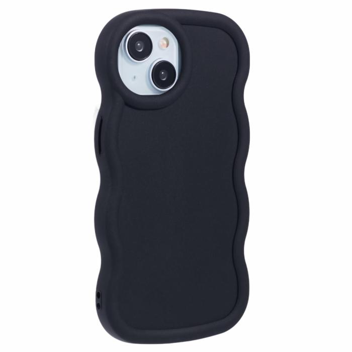 Bild 3, iPhone 13 Mobilskal Wavy Svart