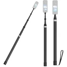 Selfiestick F&ouml;r Actionkamera 3 m Svart
