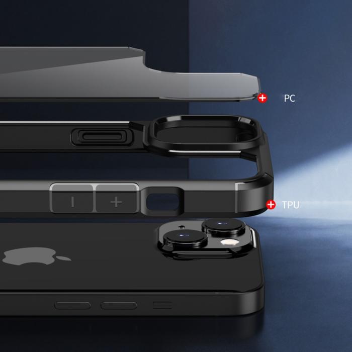 Bild 2, iPhone 15 Plus Skal Defense Armor Hybrid Mörk Lila