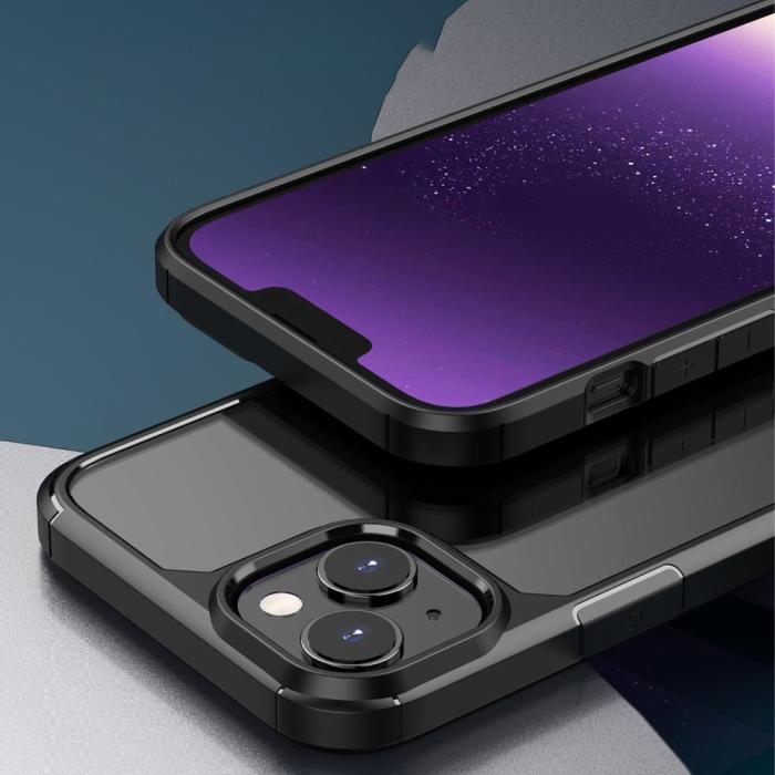 Bild 3, iPhone 15 Plus Skal Defense Armor Hybrid Mörk Lila