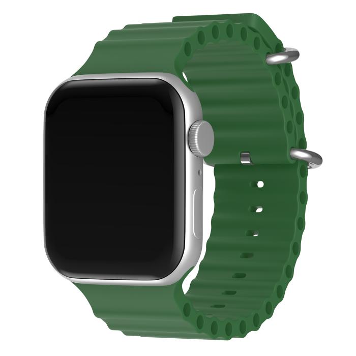 Bild 2, Apple Watch 41/40/38 mm Armband Ocean Wave Army Green