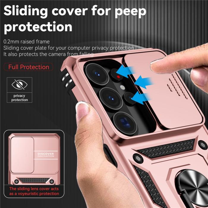 Bild 6, Samsung Galaxy S26 Ultra Skal CamShield Ring Hybrid Roséguld